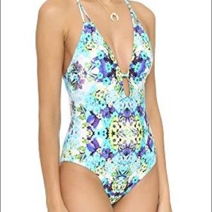 Nanette Lepore one piece swimsuit floral